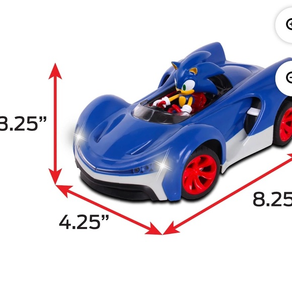 NKOK Sonic Team Racing Radio Controlled Sonic The Hedgehog w/ Turbo Boost(NWT) - Picture 5 of 5